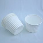350ml Suppenbecher mit Deckel, Weiß 600 Stück, Soup To Go Container Schalen