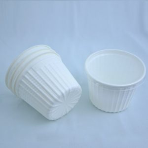 350ml Suppenbecher mit Deckel, Weiß 600 Stück, Soup To Go Container Schalen