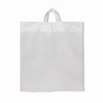 Schlaufentragetaschen LDPE Weiss, 450x550mm - 250 Stück